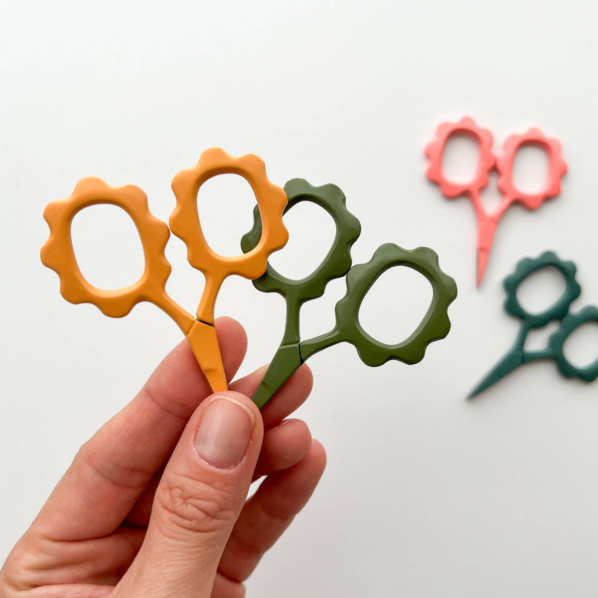Small Flower Embroidery Scissors-Stitched Modern
