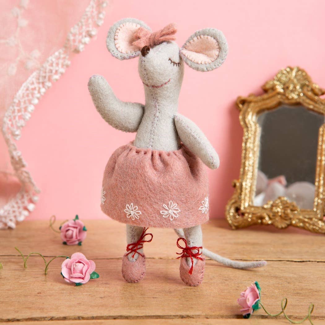 Felt Craft Mini Kit - Little Mouse the Ballet Dancer