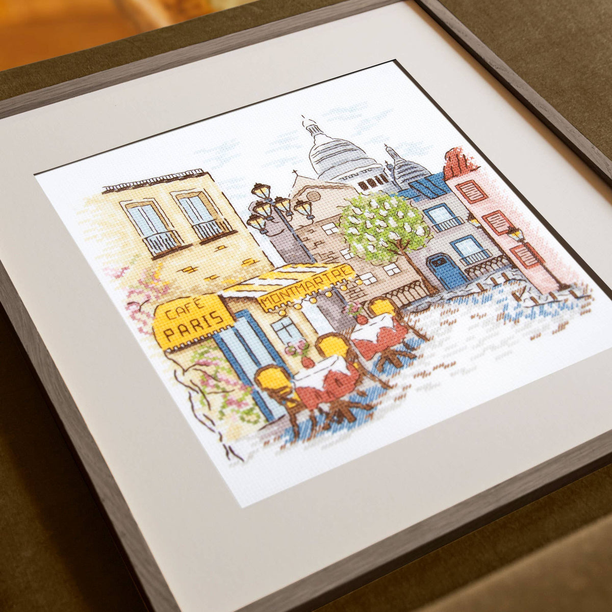 Montmarte Cross Stitch Kit-Stitched Modern