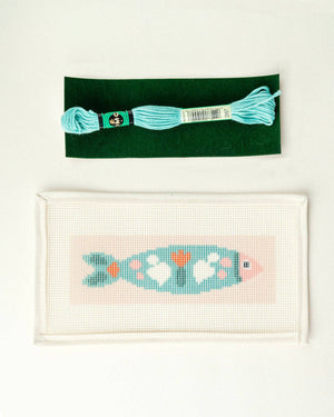 Portuguese Sardine Needlepoint Bookmark Kit
