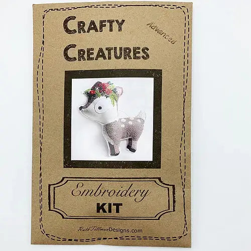 Fawn Stuffie Hand Embroidery Kit-Stitched Modern