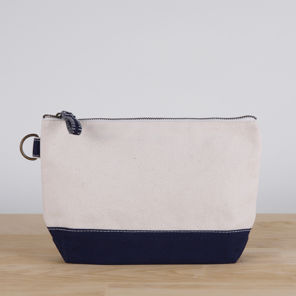 All-In Canvas Zip Top Pouch