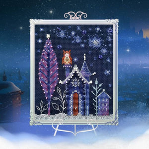 Lodge with an Owl Cross Stitch Kit