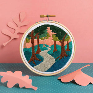 Forest Walk Mini Hand Embroidery Kit