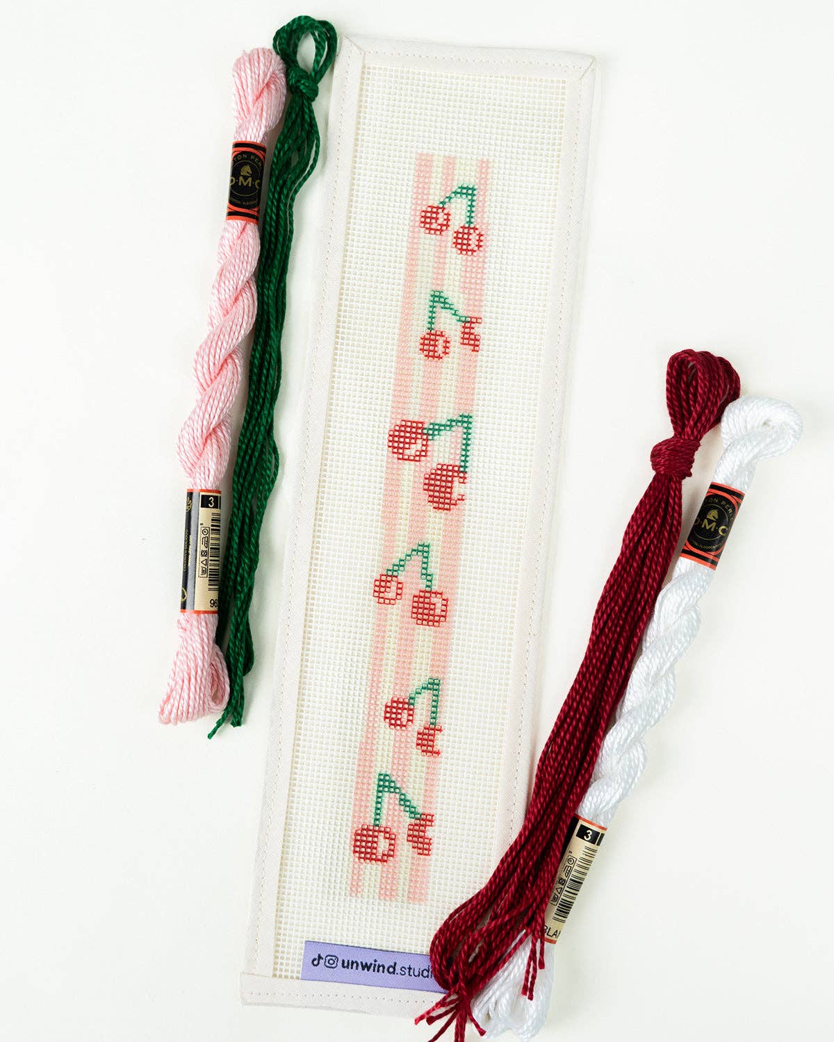 Cherries Needlepoint Key Fob Kit