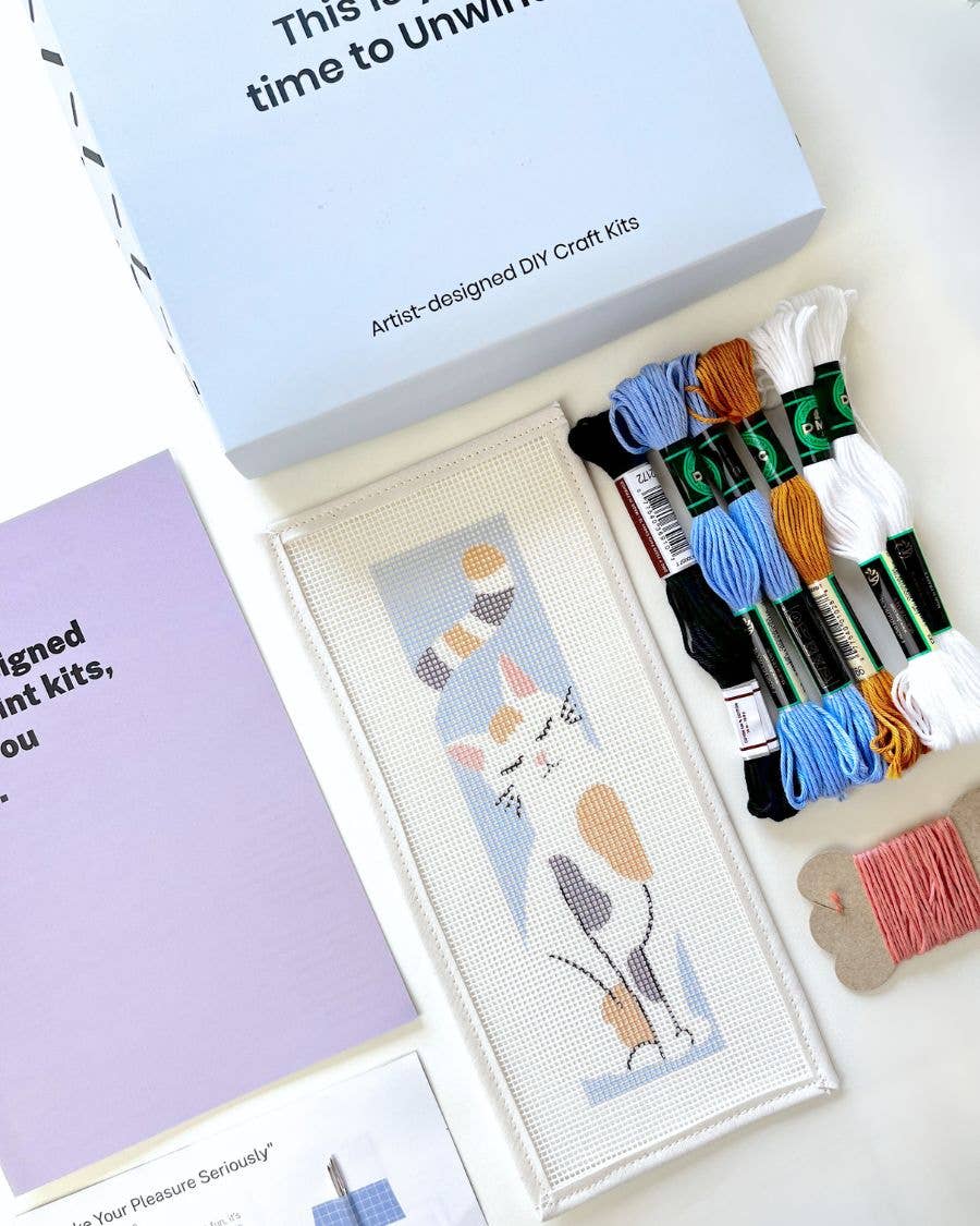The Great Catsby Needlepoint Bookmark Kit