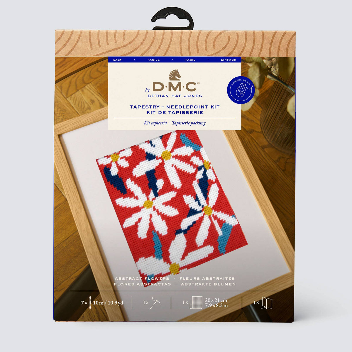 Daisies Needlepoint Tapestry Kit-Stitched Modern