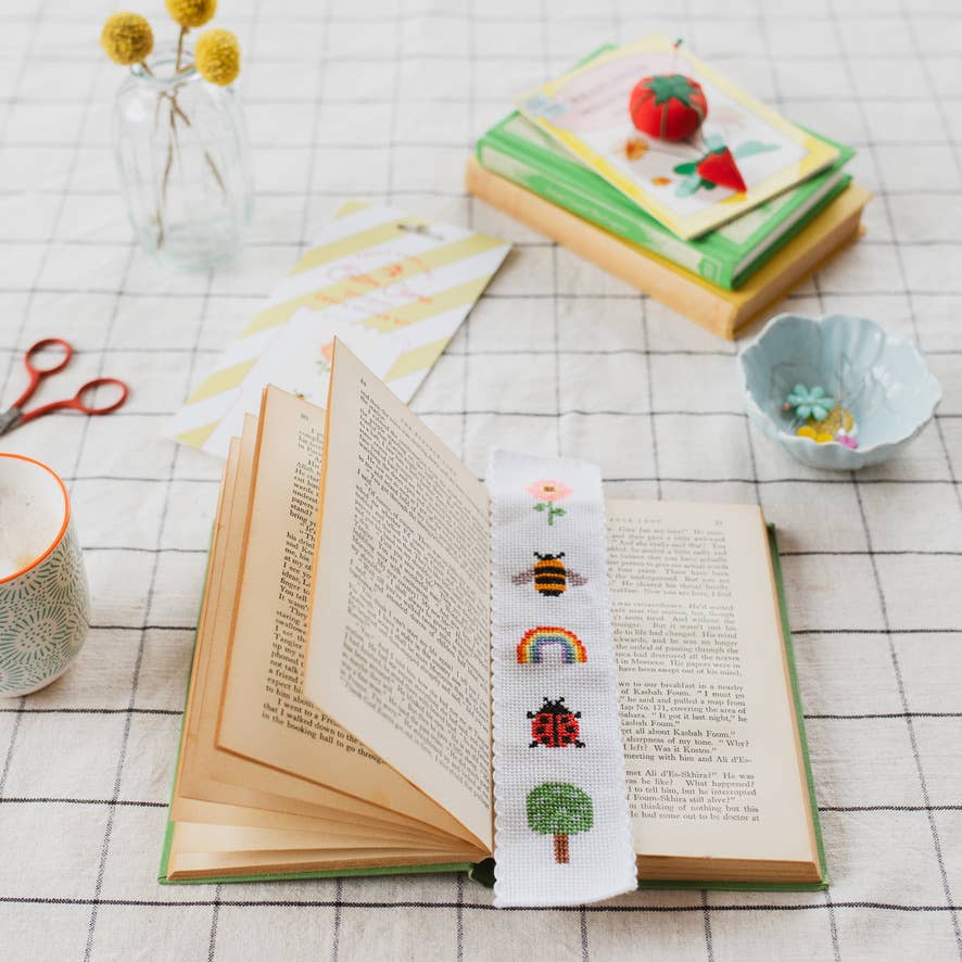 Cross Stitch Bookmark Kit - Nature Rainbow