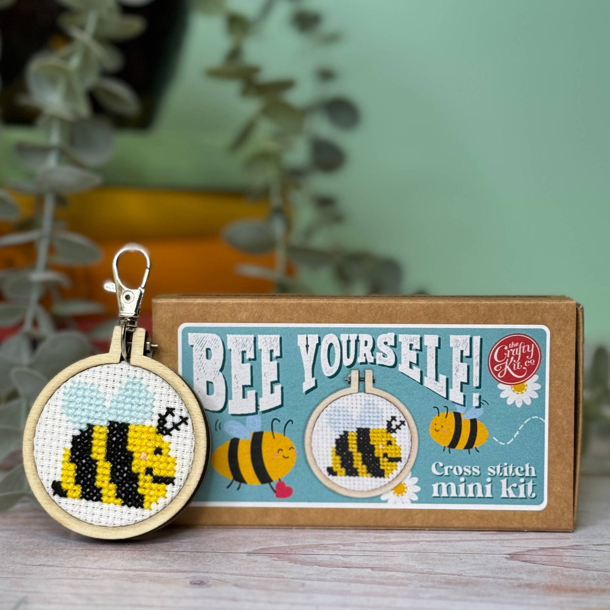 Mini Matchbox Cross Stitch Kit - Bee Yourself