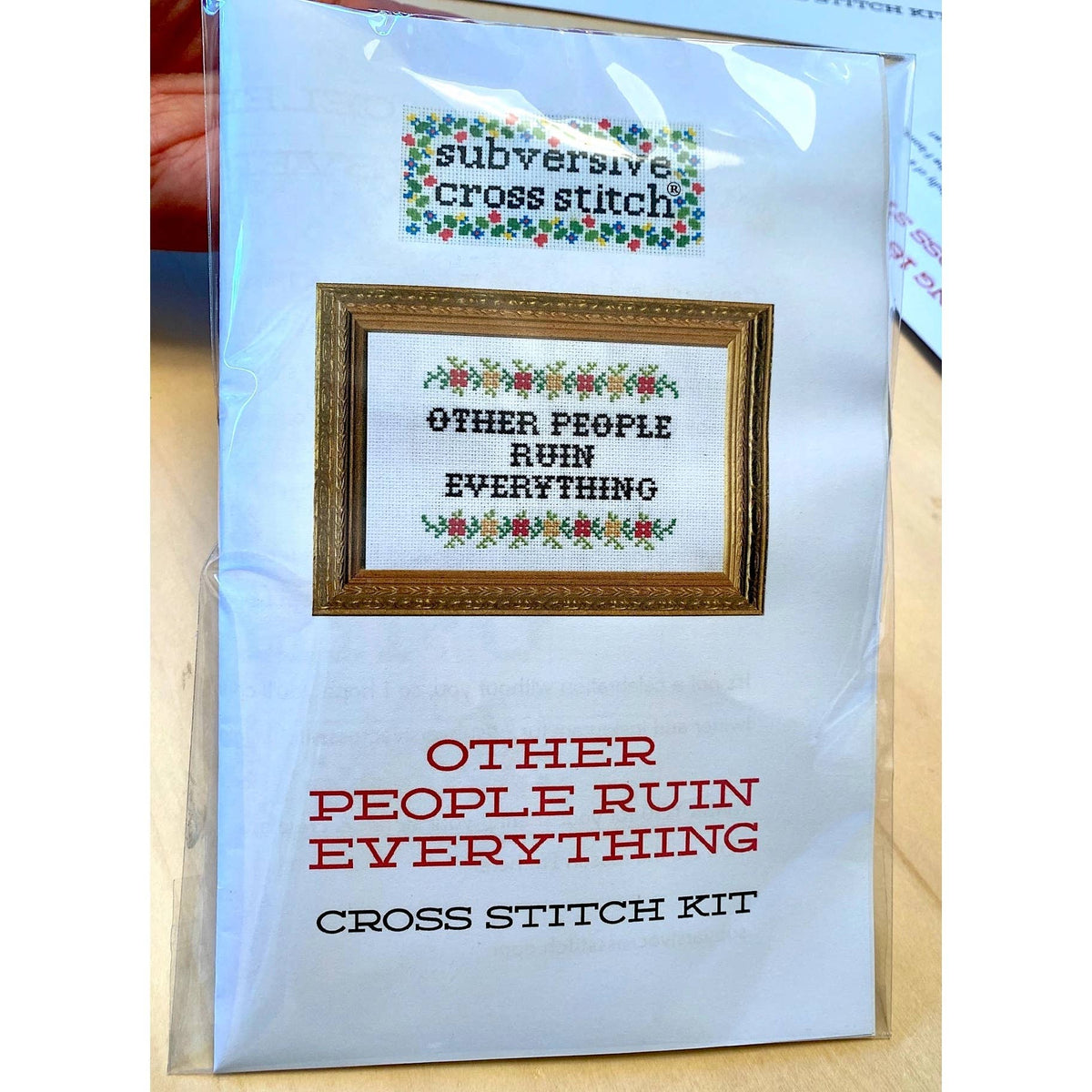 The Lunatics Have Taken Over Cross Stitch Kit-Stitched Modern