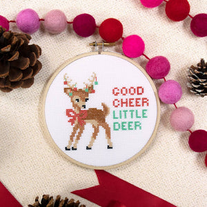 Good Cheer Cross Stitch Kit