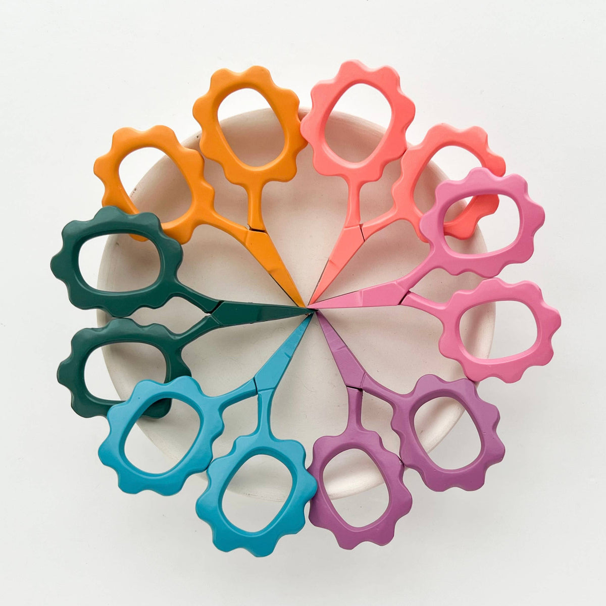 Small Flower Embroidery Scissors-Stitched Modern