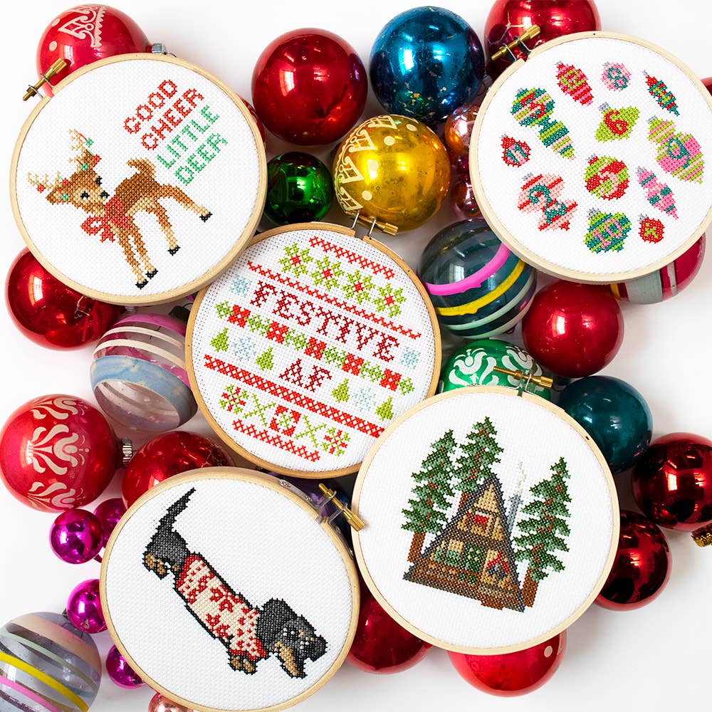 12 Days of Ornaments Cross Stitch Kit