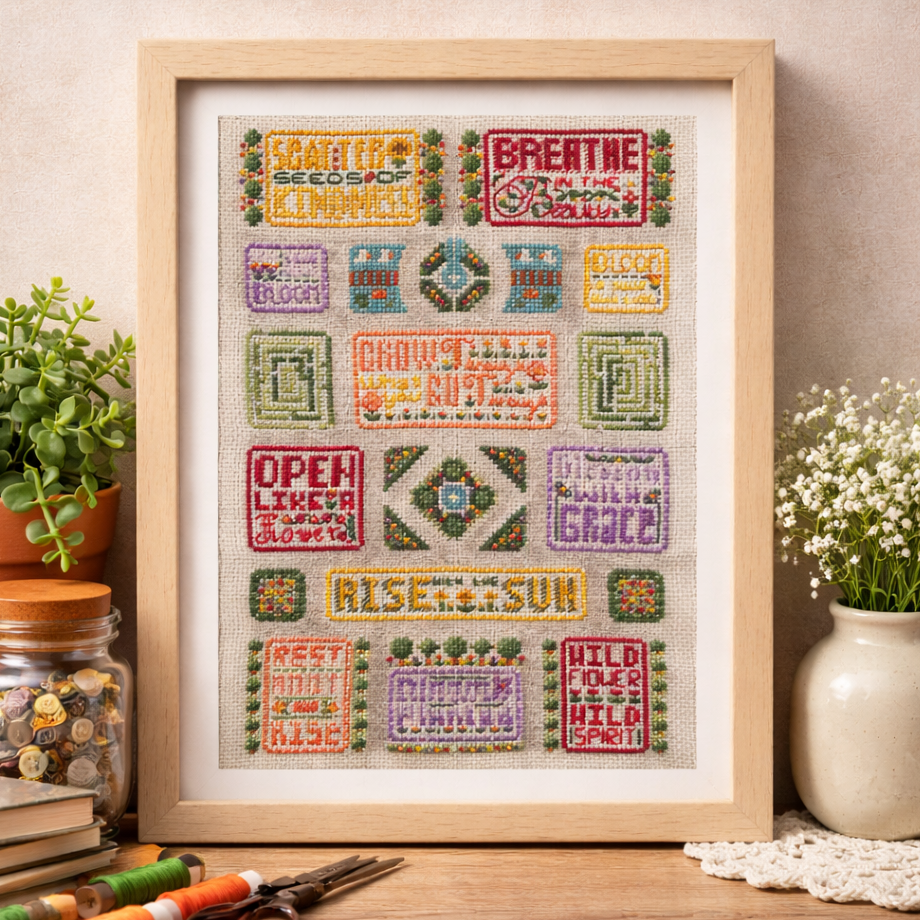 English Garden Cross Stitch Kit
