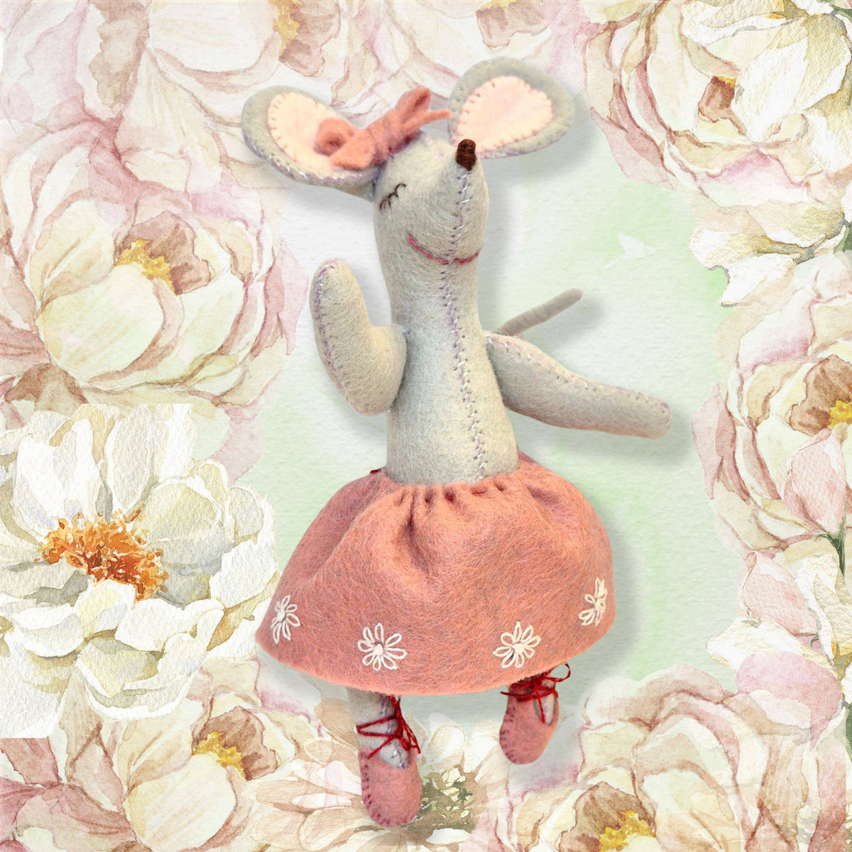 Felt Craft Mini Kit - Little Mouse the Ballet Dancer