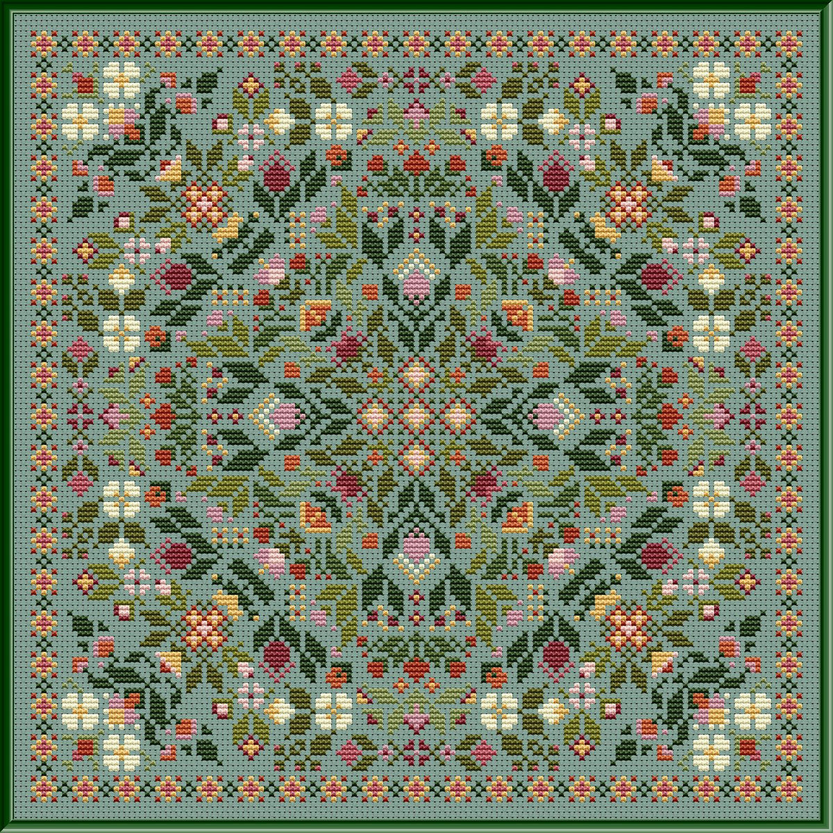 Little Garden Cross Stitch Pattern