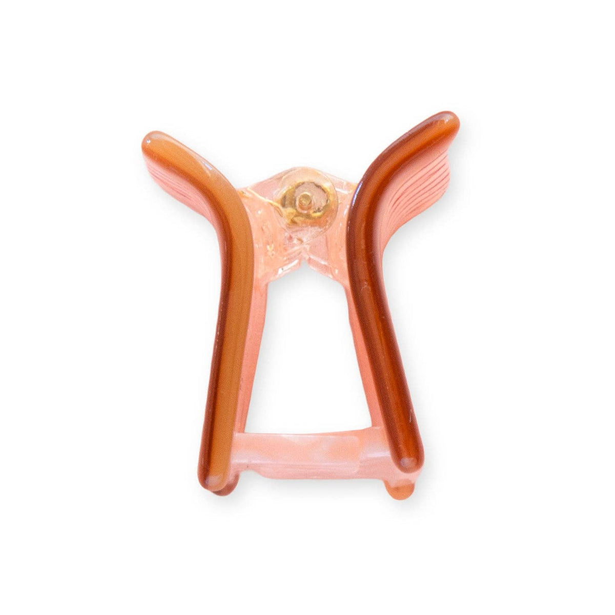 Thread Spool Mini Hair Claw Clip-Stitched Modern