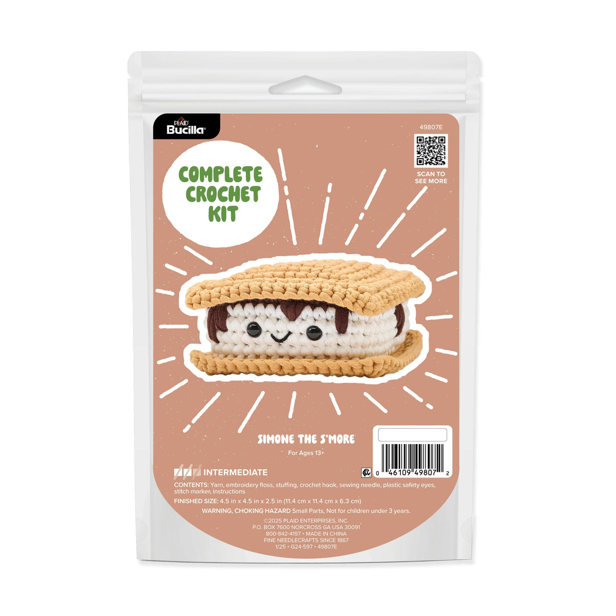 Amigurumi Crochet Kit - Simone the S'more