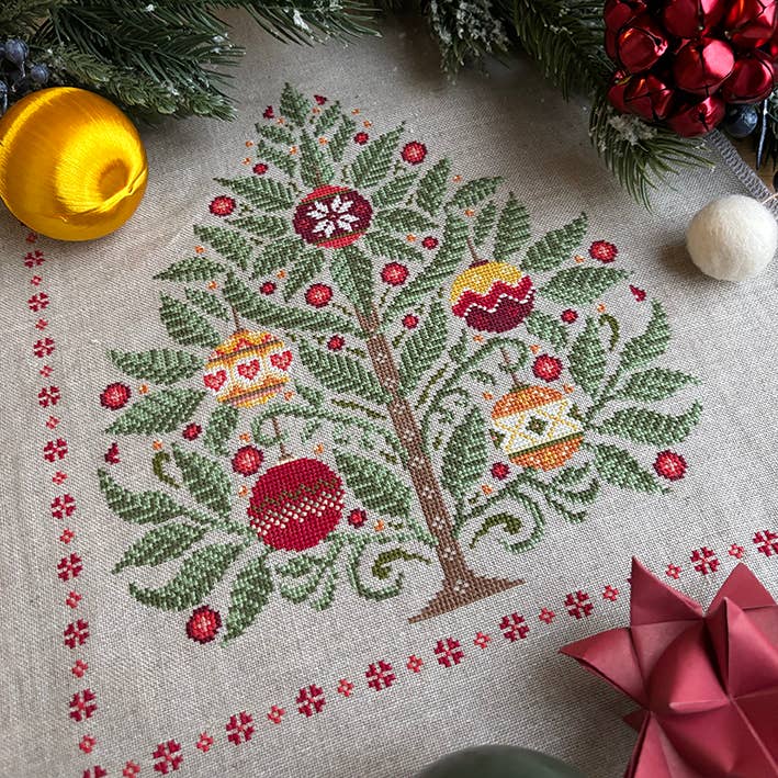 Oh Christmas Tree Cross Stitch Pattern