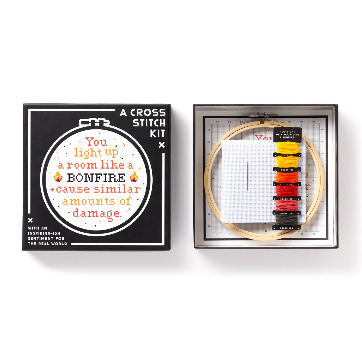 You Light Up A Room Cross Stitch Kit-Stitched Modern