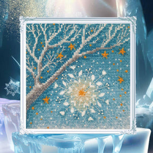 Magic Snowflake of Wishes Cross Stitch Kit