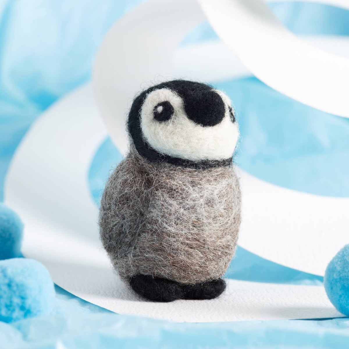 Baby Penguin Mini Needle Felting Kit