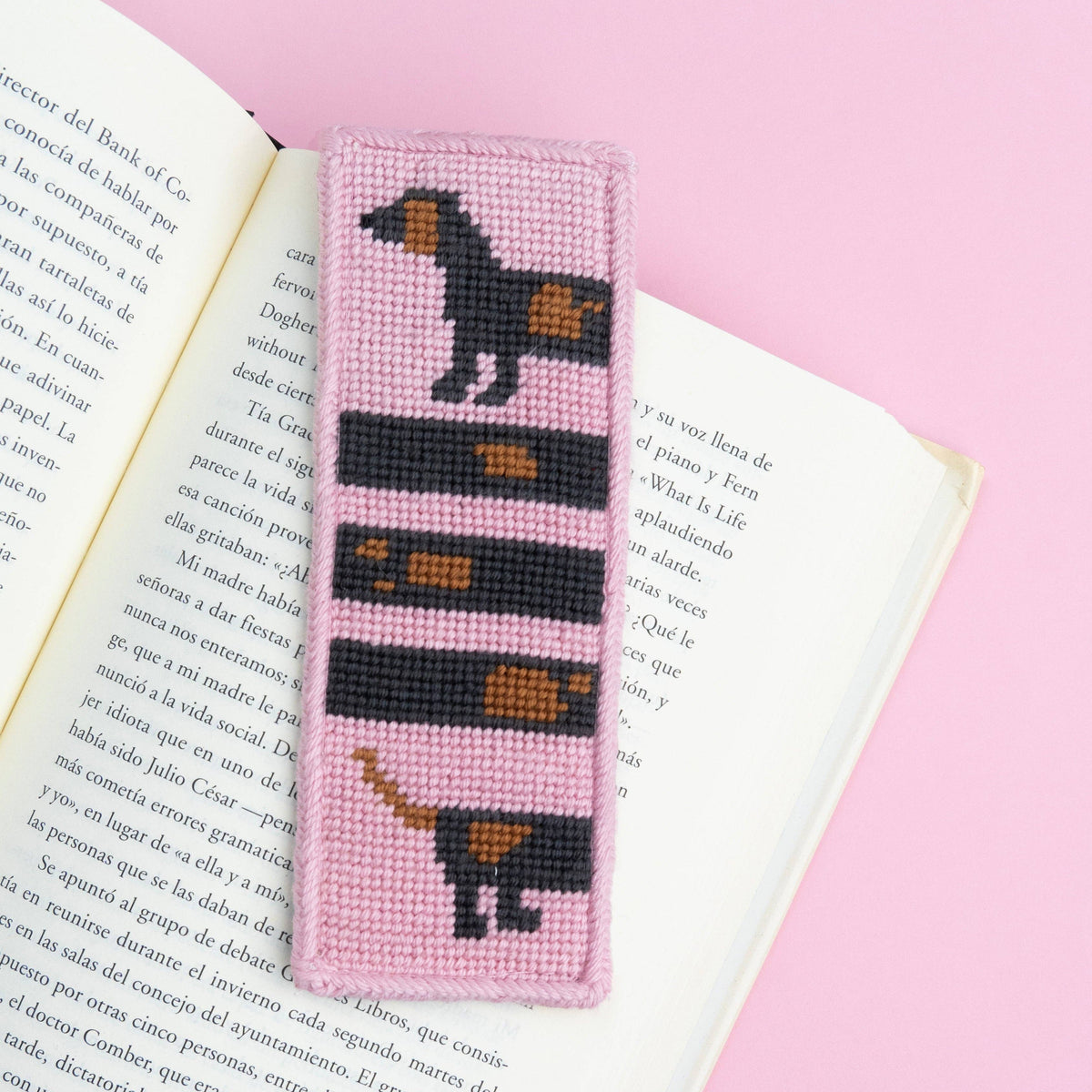 The Wi(e)nner Needlepoint Bookmark Kit