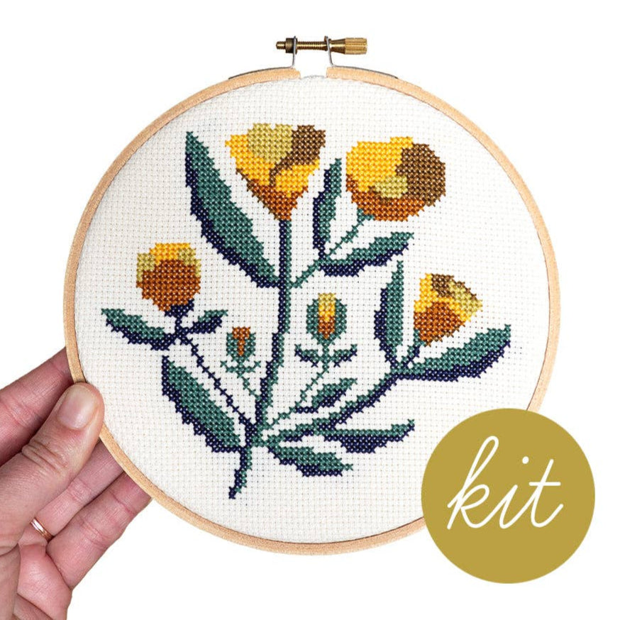 Floweret Cross Stitch Kit