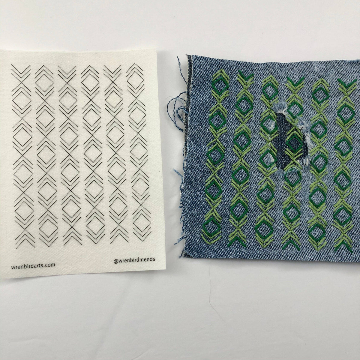 Stick & Stitch Mending Patch - Lavender (Set #5)-Stitched Modern