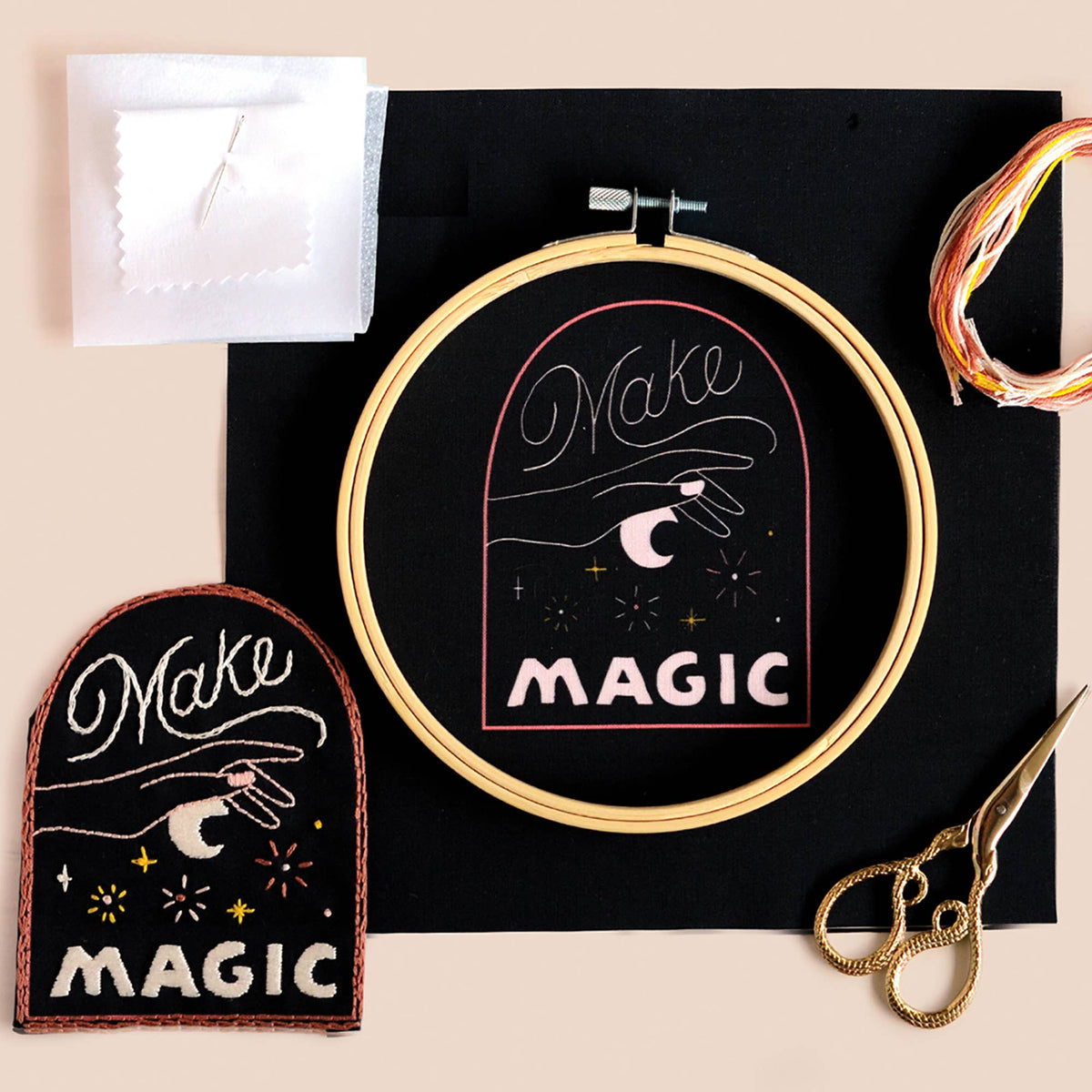 Make Magic Hand Embroidery Patch Kit