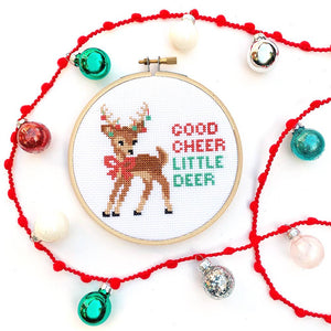 Good Cheer Cross Stitch Kit