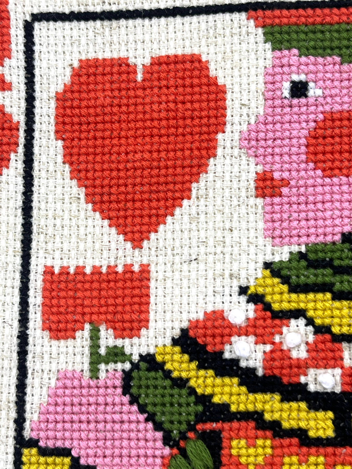 Lisa Congdon Queen of Hearts Cross Stitch Kit