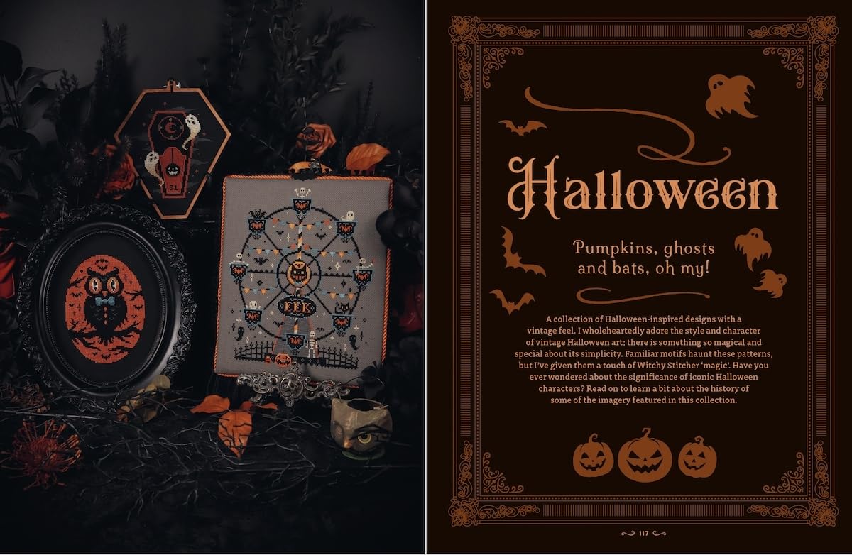 Witchy Stitching: 25 Patterns to Haunt Your Home-Stitched Modern