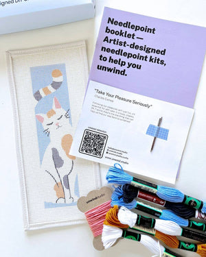 The Great Catsby Needlepoint Bookmark Kit