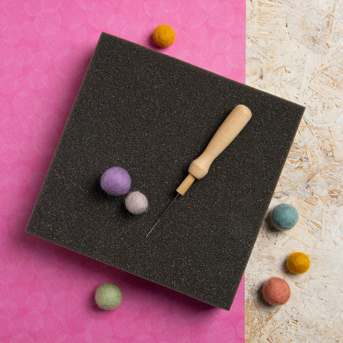 Needle Felting Foam Block-Stitched Modern
