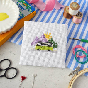 Campervan Mini Cross Stitch Kit