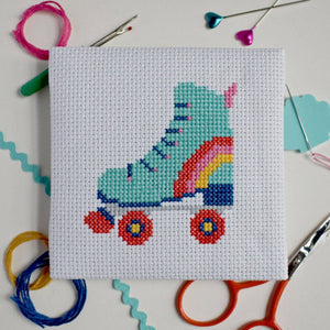 Rollerboot Mini Cross Stitch Kit