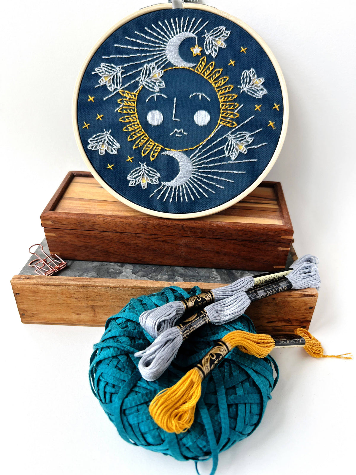 Moonglow Hand Embroidery Kit