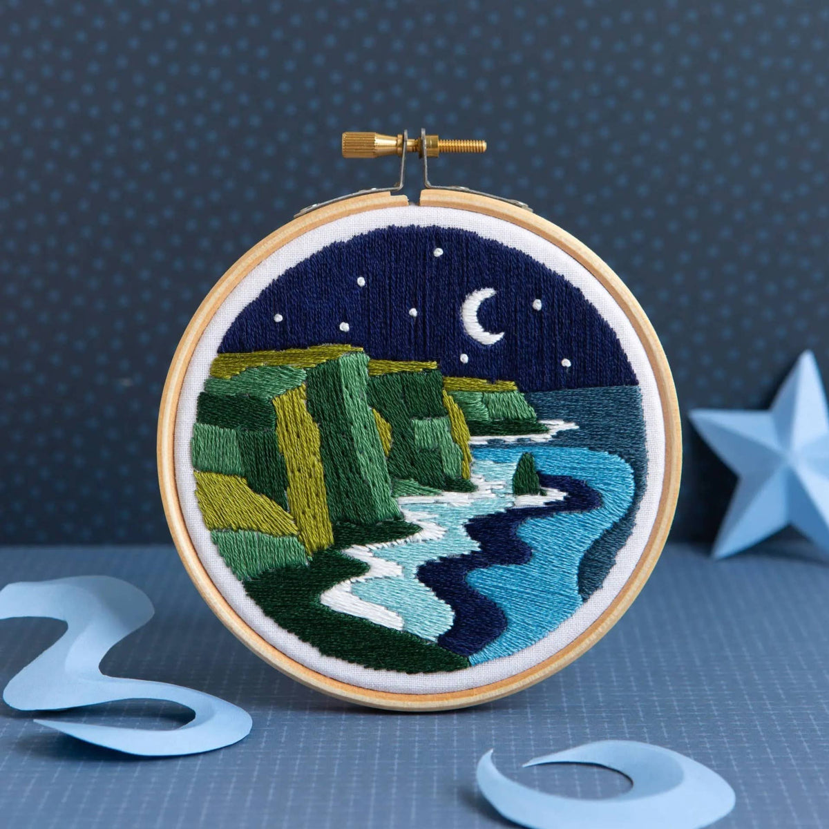 Celtic Cliffs Mini Hand Embroidery Kit