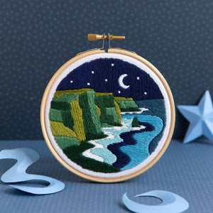 Celtic Cliffs Mini Hand Embroidery Kit