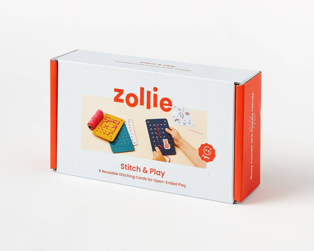 Stitch & Play Needlecraft Cards for Kids-Stitched Modern