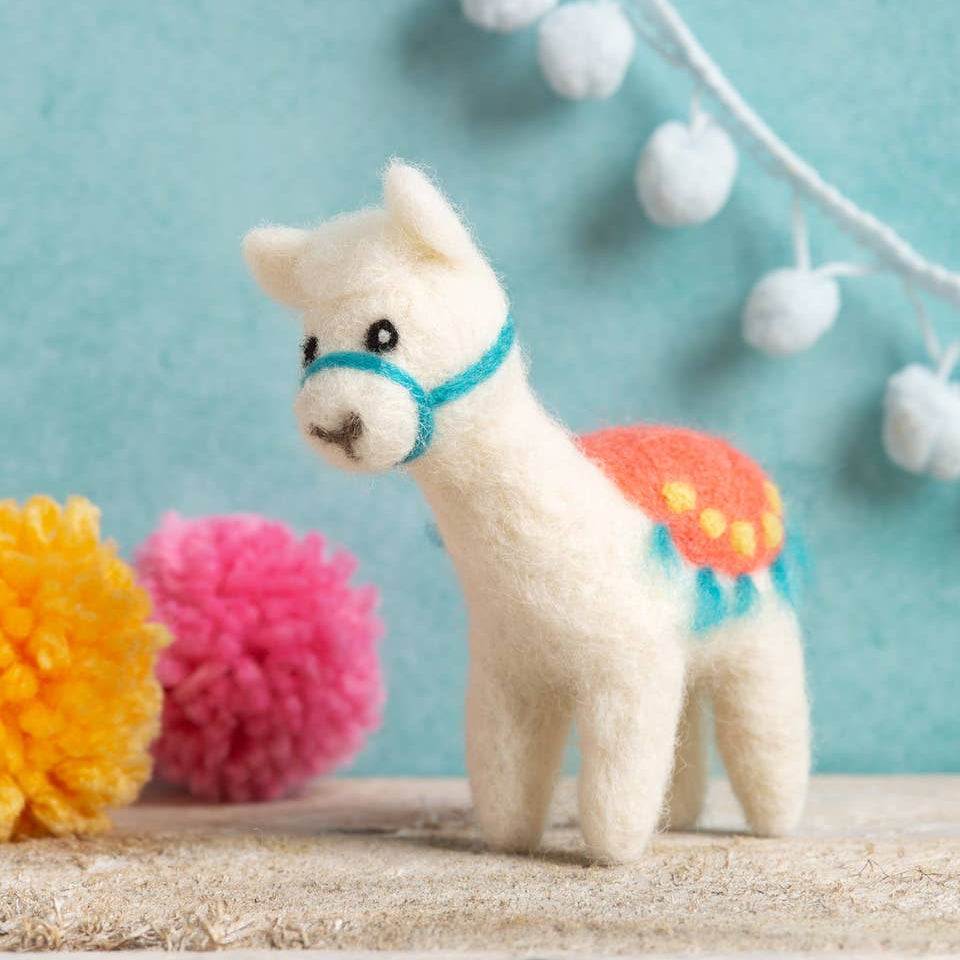 Alpaca Mini Needle Felting Kit