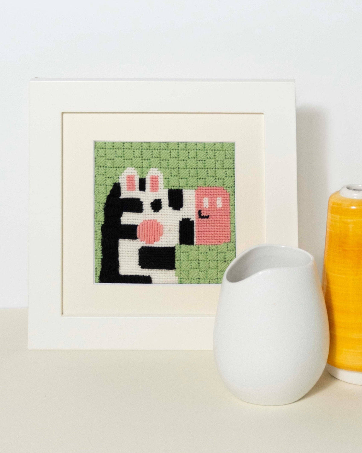 Needlepoint Kit for Kids - Zoe, the Zebra-Stitched Modern