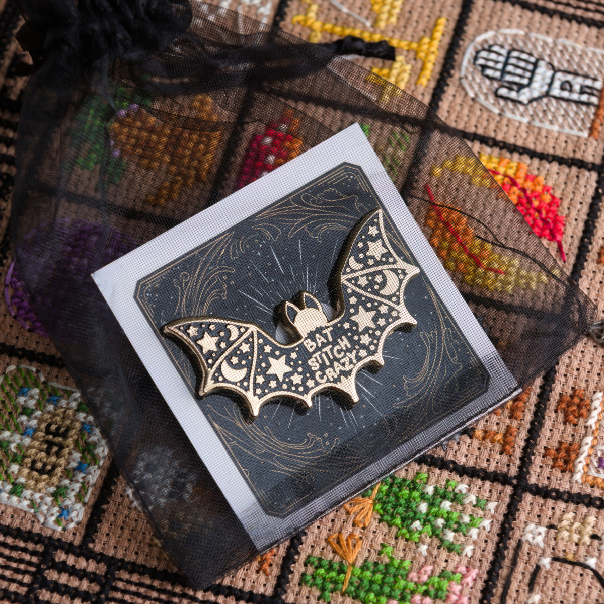 Bat Stitch Crazy Needle Minder