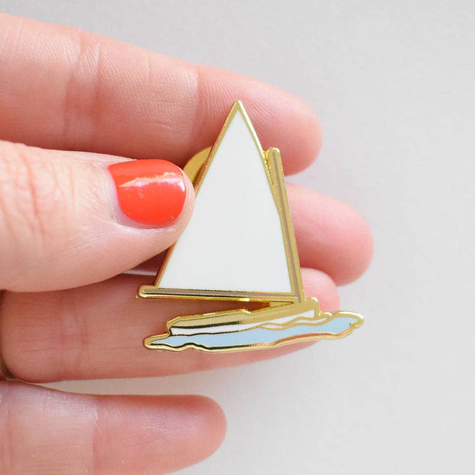 Sailboat Needle Minder-Stitched Modern