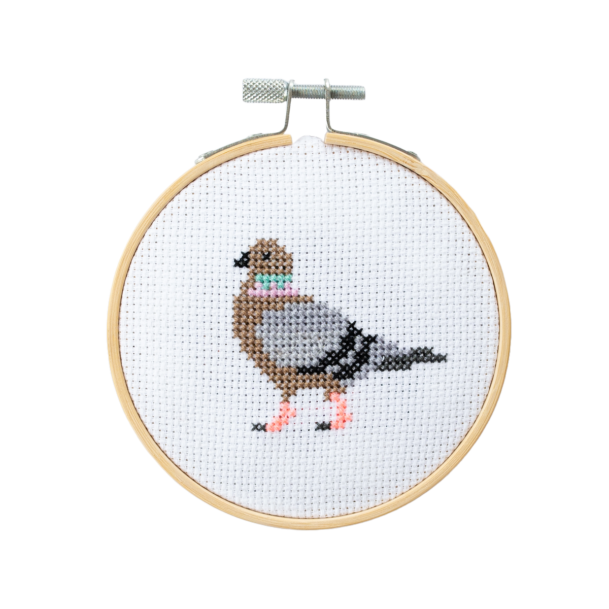 Pigeon Cross Stitch Kit-Stitched Modern