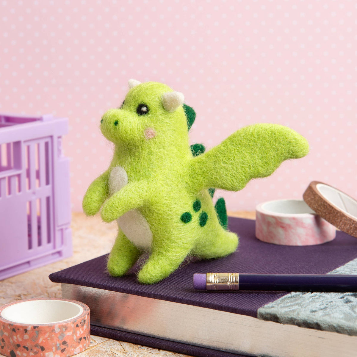 Baby Dragon Mini Needle Felting Kit