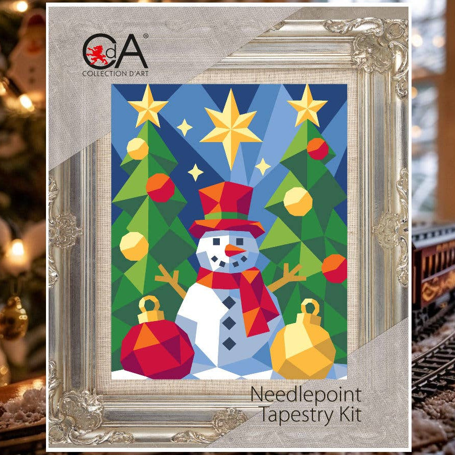 Snowman Needlepoint Kit