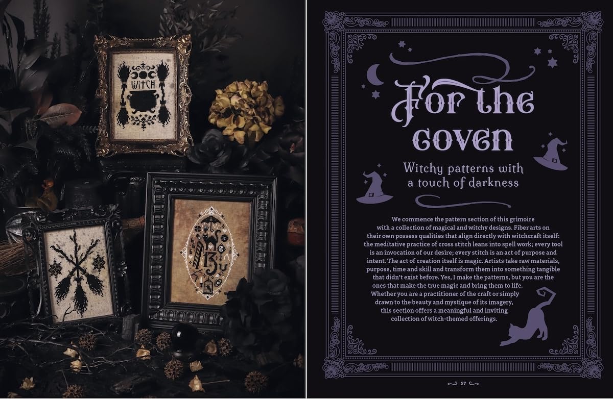 Witchy Stitching: 25 Patterns to Haunt Your Home-Stitched Modern