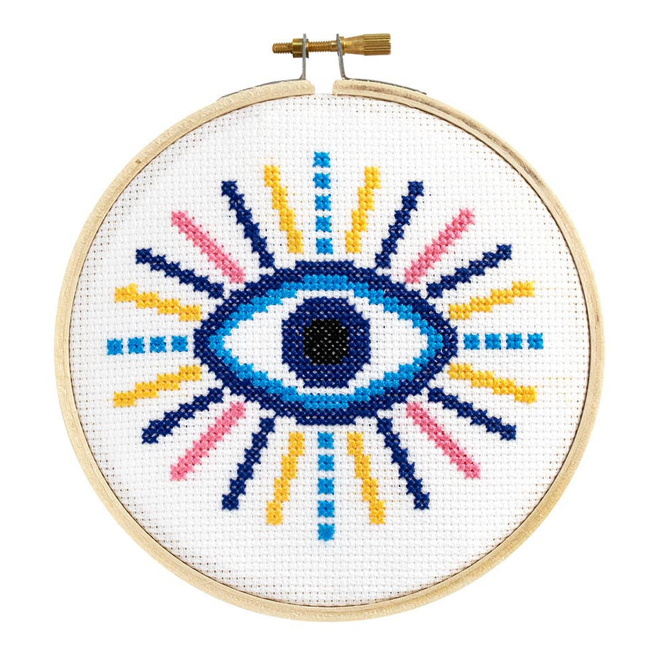 Evil Eye Cross Stitch Kit 